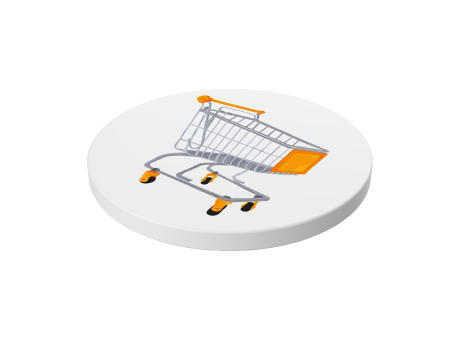 Einkaufswagenchip ohne Loch bedrucken