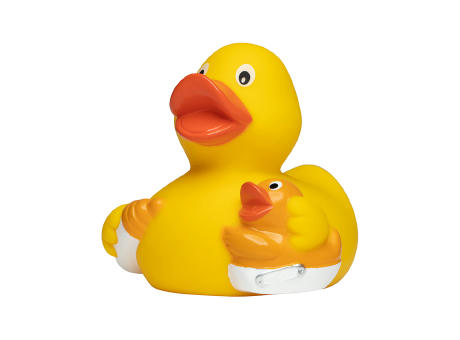 Quietsche-Ente Nuckelflasche Werbeartikel