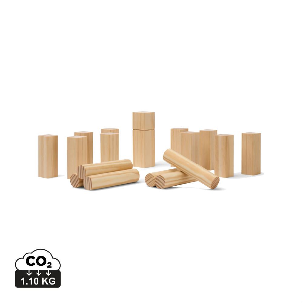 Product image VINGA Kubb Mini Spiel Werbeartikel