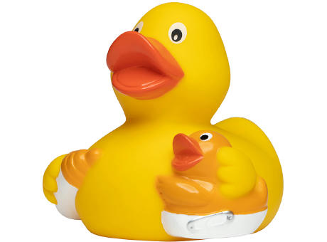 Quietsche-Ente Nuckelflasche Werbeartikel