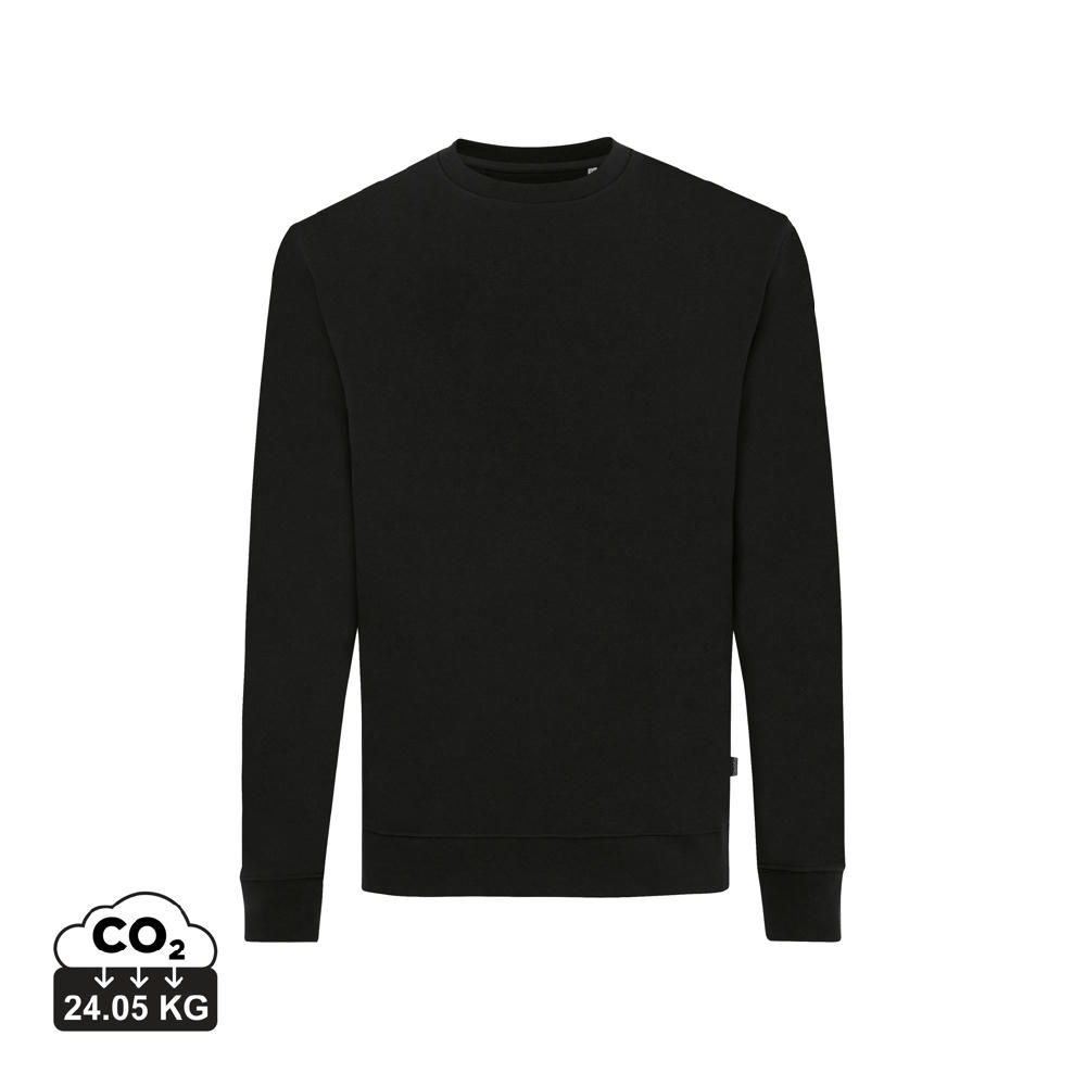 IQONIQ Zion Rundhals-Sweater aus recycelter Baumwolle Werbeartikel