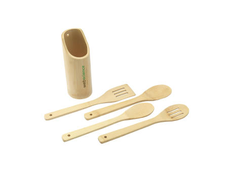 Bamboo Cooking Set Küchenset Werbeartikel