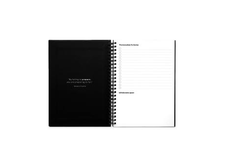 STARTER KIT INFINITE PLANNER A5. Set bestehend aus einem "Infinity Tagebuch", Reinigungsset, Marker und Markerhalter bedrucken
