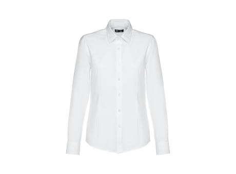 Product image THC TOKYO WOMEN WH. Langärmeliges Oxford-Hemd für Frauen. Weiße Farbe Werbeartikel