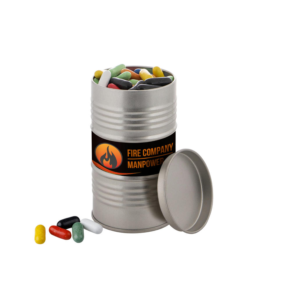 Product image Ölfass, gefüllt mit Süßigkeiten Werbeartikel