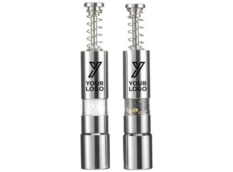 Salz-und Pfeffermühle aus Metall Annalena Werbeartikel