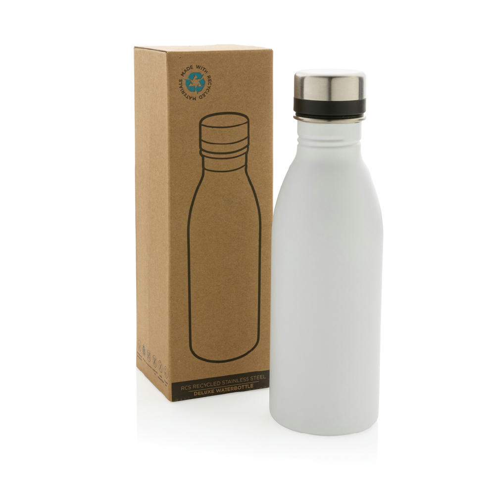 Deluxe Wasserflasche aus RCS recyceltem Stainless-Steel Werbeartikel