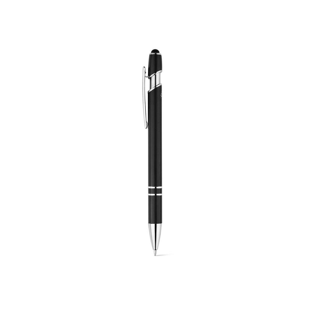 Product image NEIL. Kugelschreiber mit Gehäuse aus recyceltem Aluminium (100% rAL) und Touch-Pen Druckknopf Werbeartikel
