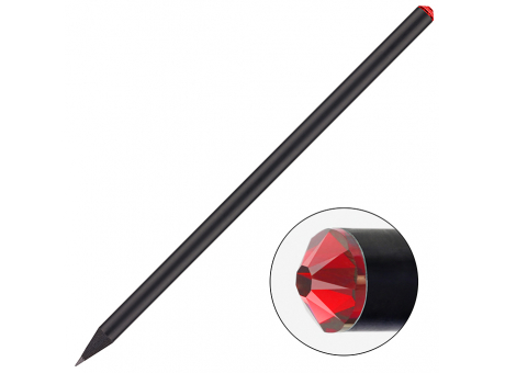 Bleistift, Kristall-Bleistift mit Preciosa® Kristall  bedrucken