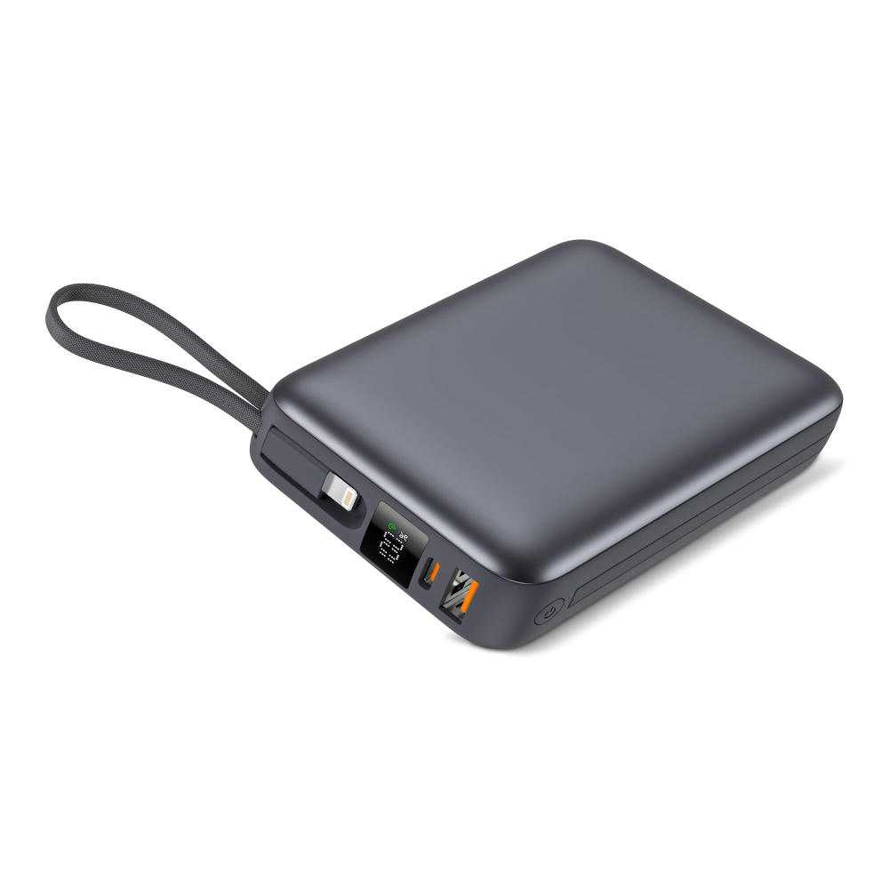 Product image Nova Powerbank 22,5 W Power Delivery mit integrierten Kabeln 20000 mAh Werbeartikel
