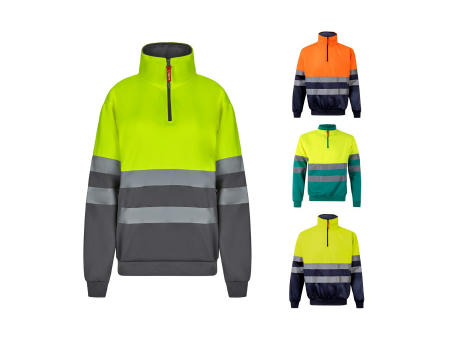 Product image VL THOR LARGE. Zweifarbiges Sweatshirt (300g/m²) aus Polyester-Fleece (100%) Werbeartikel