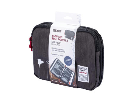 Product image TROIKA Kabeltasche BUSINESS TECH POUCH 2 bedrucken