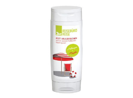 DuoPack Sonnenmilch LSF 50 (sensitiv) + Hände-Desinfektionsgel (DIN EN1500) (2 x 50 ml) Werbeartikel