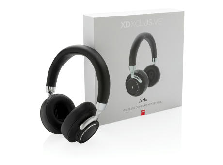 Aria kabelloser Komfort-Kopfhörer Werbeartikel