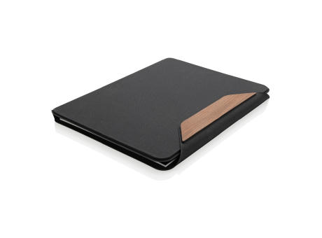 Teri AWARE™ A4 Portfolio aus RPET und Walnuss bedrucken