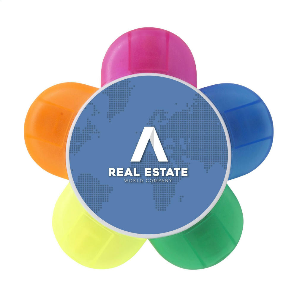 Bloom Textmarker Werbeartikel