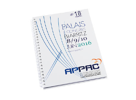 Product image Hardcover-Notizbuch Wire-O A5, 80 Blatt Werbeartikel