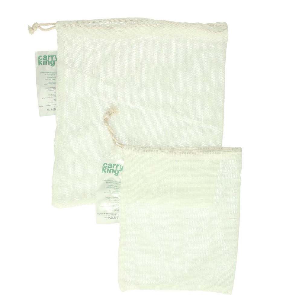 Obst- und Gemüsebeutel Cotton "ECOCARE", large Werbeartikel
