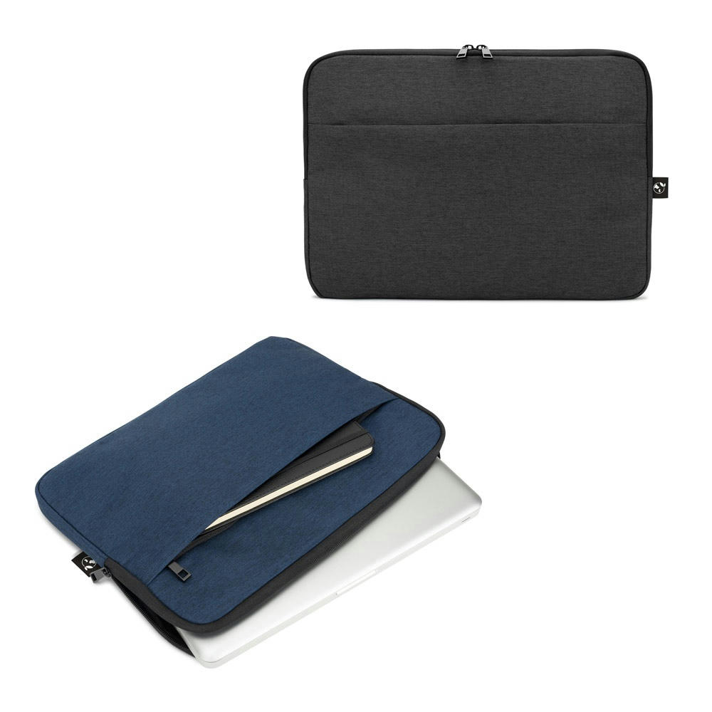 Newcastle. Tasche aus hochdichtem, recyceltem 600D-Polyester für Laptop 14" Werbeartikel
