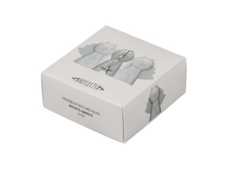 Briefbeschwerer mit Kartenhalter REFLECTS-OAKVILLE bedrucken