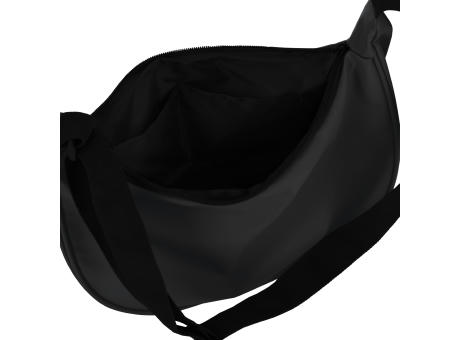 PU-beschichtete R-PET 600D Halbmond-Tragetasche bedrucken