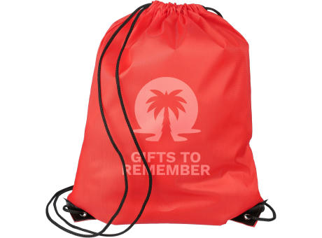 210D Polyester Kordelzug Rucksack Isolde Werbeartikel