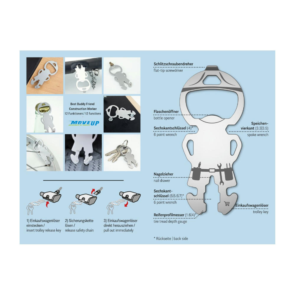 ROMINOX® Best Buddy Friend // Construction Worker Werbeartikel