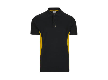 VL SUPAY. Zweifarbiges Piqué-Poloshirt (180 g/m²), kurzärmelig, aus Baumwolle (60%) und Polyester (40%) Werbeartikel