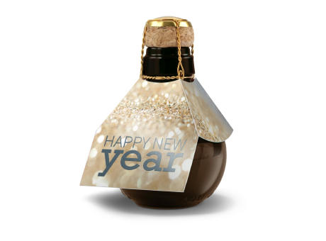 Kleinste Sektflasche der Welt! Happy New Year - Ohne Geschenkkarton, 125 ml Werbeartikel