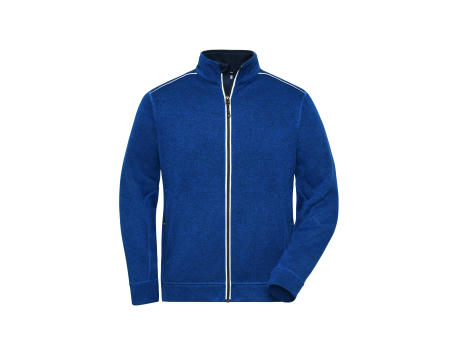 Product image Men's Knitted Workwear Fleece Jacket - SOLID - - Pflegeleichte Strickfleece-Jacke Werbeartikel