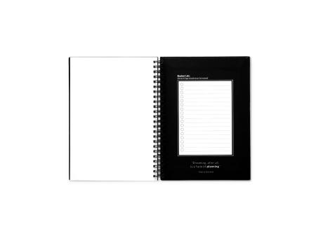 STARTER KIT INFINITE PLANNER A5. Set bestehend aus einem "Infinity Tagebuch", Reinigungsset, Marker und Markerhalter bedrucken