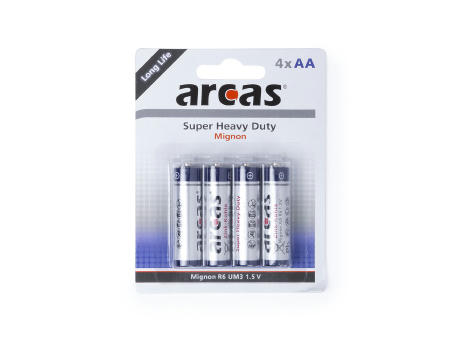 Blister 4 Batterien 1,5V AA/ R06 bedrucken