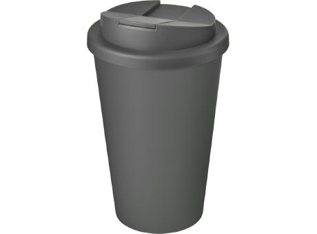 Americano® Eco 350 ml recycelter Becher mit auslaufsicherem Deckel bedrucken