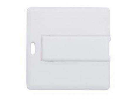 Product image USB-Stick Mini Credit Card 8 USB 2.0 COB   1 GB Weiß bedrucken