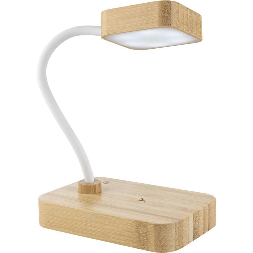 Product image Metmaxx® Tisch- & Ladeleuchte "LumiBamboo" Werbeartikel