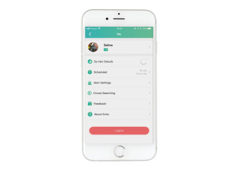 Square Schlüsselfinder 2.0 Werbeartikel