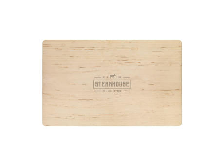 Alder Wood Cutting Board Schneidebrett Werbeartikel