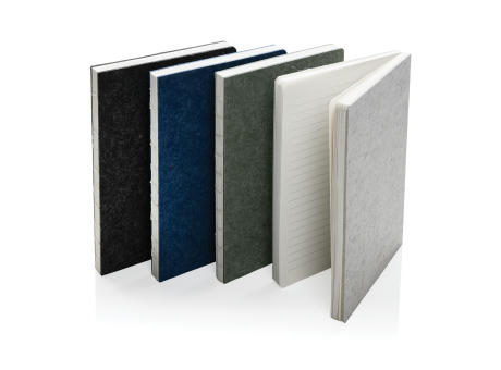 Phrase GRS-zertifiziertes A5-Notizbuch aus recyceltem Filz Werbeartikel