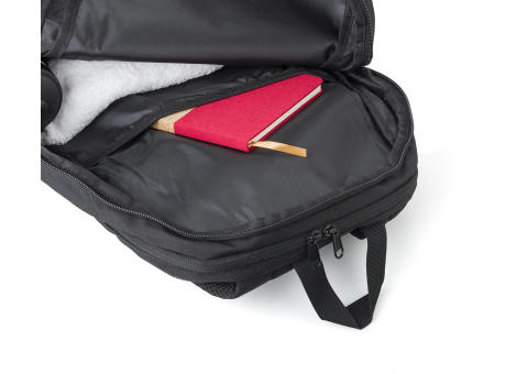 rPET-Polyester-Multifunktionsrucksack Sebastian bedrucken