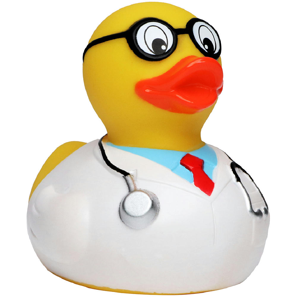 Product image Quietsche-Ente Professor Werbeartikel