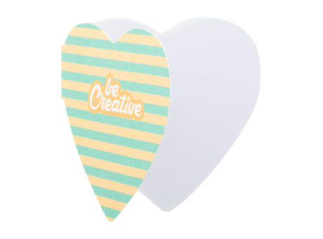 Individueller Haftnotizblock CreaStick Seed Heart Werbeartikel
