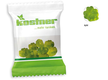 Product image Fruchtgummi Kleeblatt Werbetüte, 10 g, Inhalt: Kleeblatt Werbeartikel