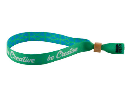 Individuelles RPET Festival-Armband SuboWrist Eco bedrucken