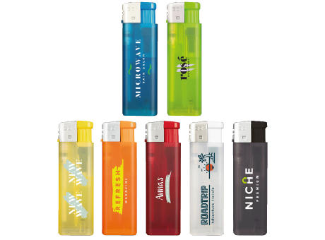 Go Frosty Piezo Flaches elektronisches Feuerzeug TL, nachfüllbar bedrucken