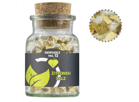 Product image Gewürzmischung Zitronen-Salz, ca. 135g, Korkenglas Werbeartikel