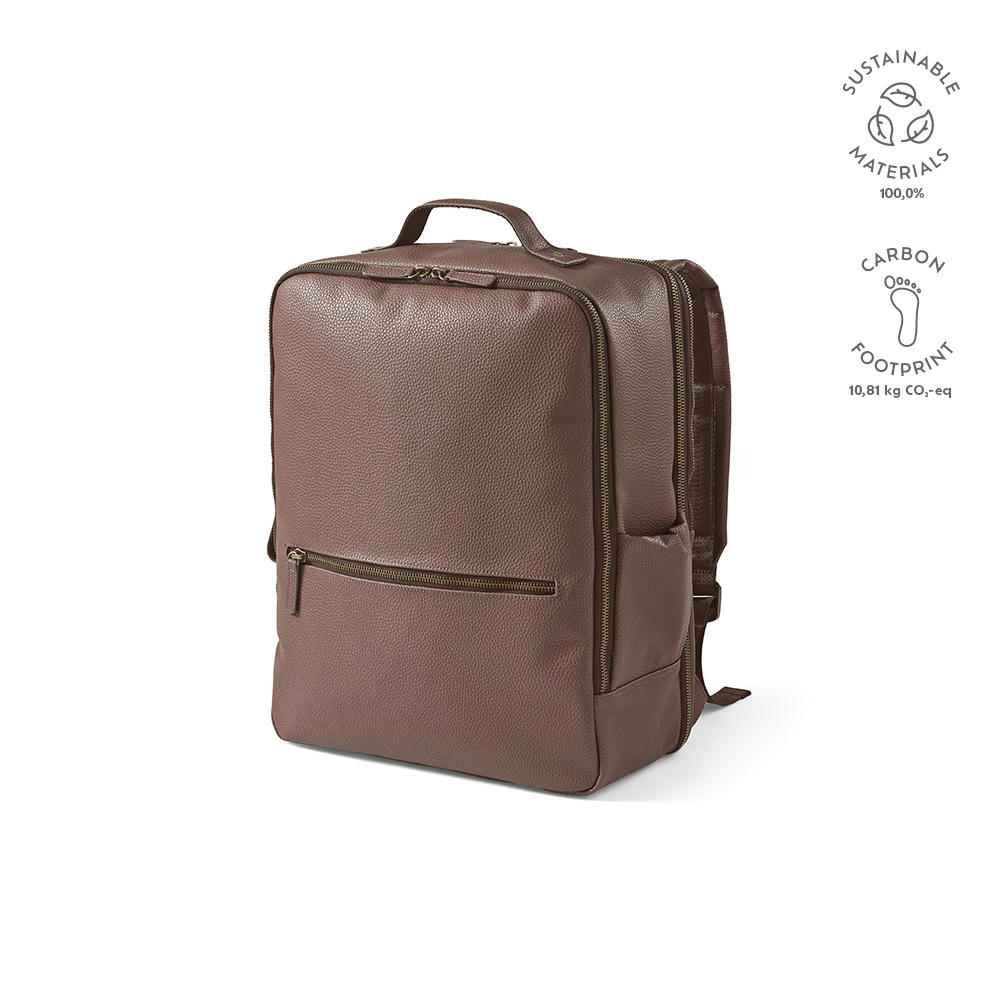 Product image Paris 20L Rucksack recyceltem Leder passend für Laptops bis 17" Werbeartikel