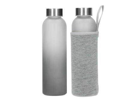 Glasflasche mit Hülle "Iced" 0,45 l bedrucken