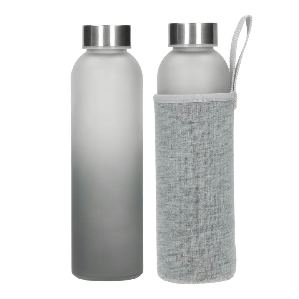 Product image Glasflasche mit Hülle "Iced" 0,45 l Werbeartikel