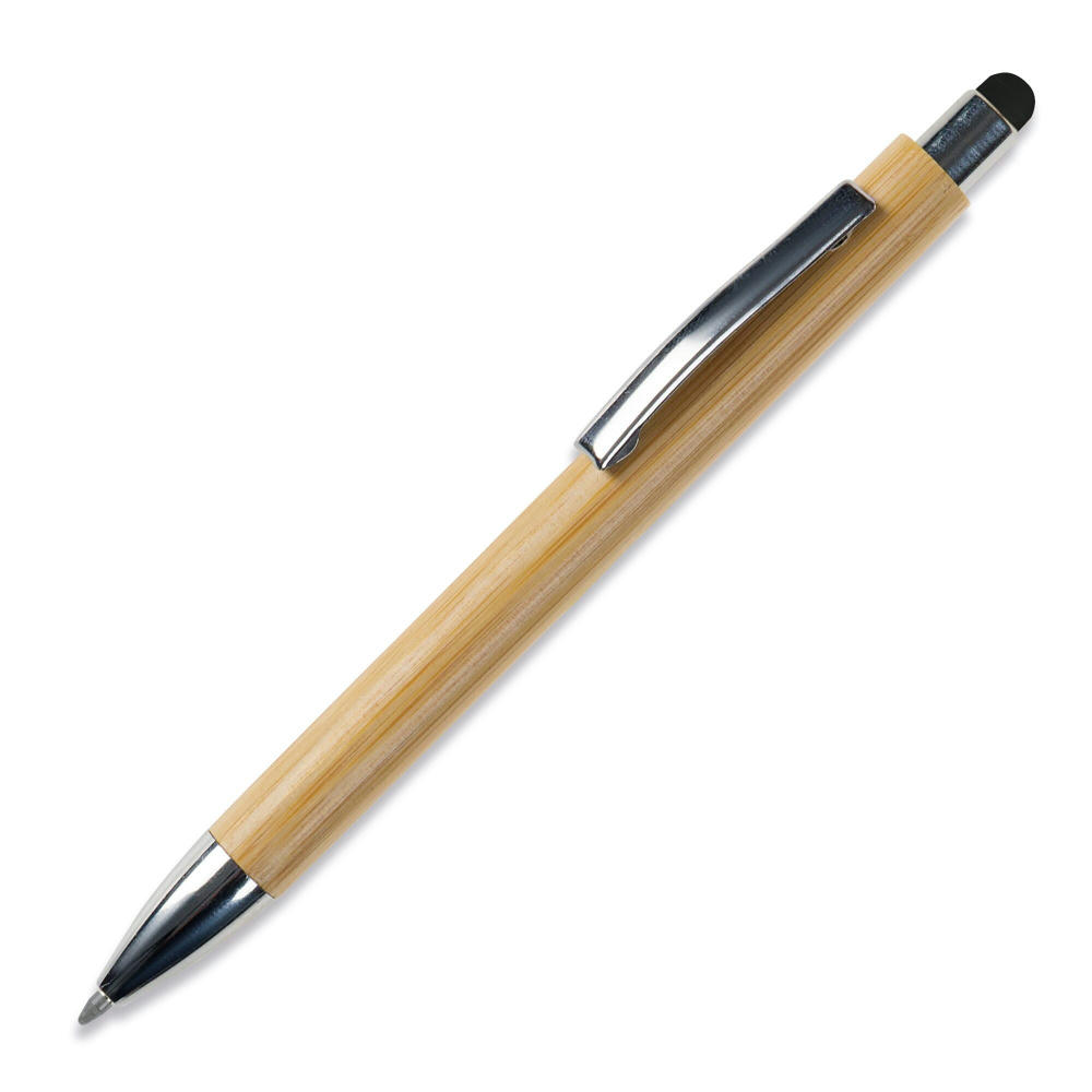 Product image Bambus Kugelschreiber New York mit Touchpen Werbeartikel