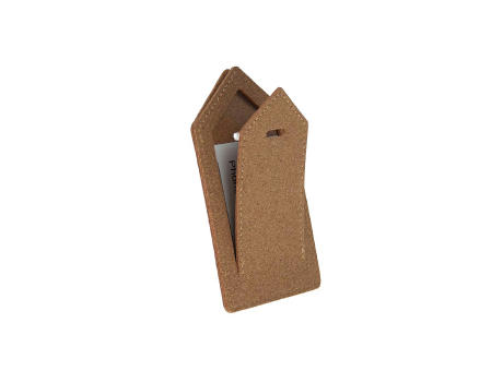 Eco Luggage Tag Cork Werbeartikel